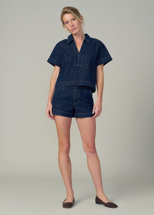 THE LILLIAN DENIM POPOVER SHIRT - Image 2