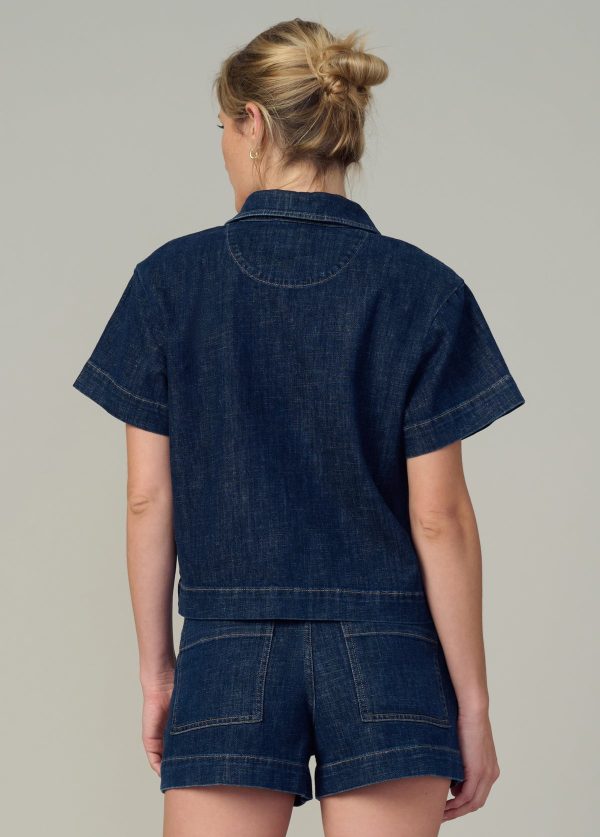 THE LILLIAN DENIM POPOVER SHIRT - Image 4