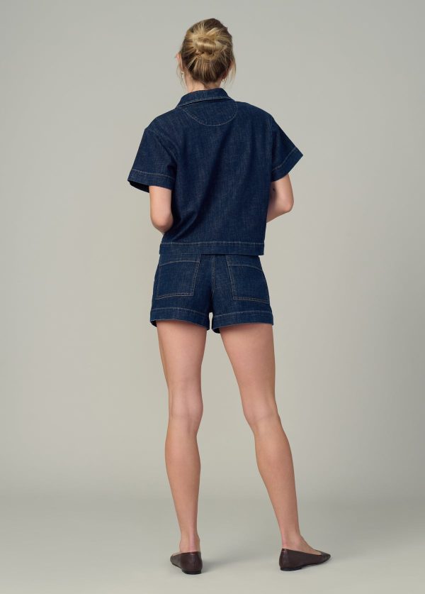 THE LILLIAN DENIM POPOVER SHIRT - Image 6
