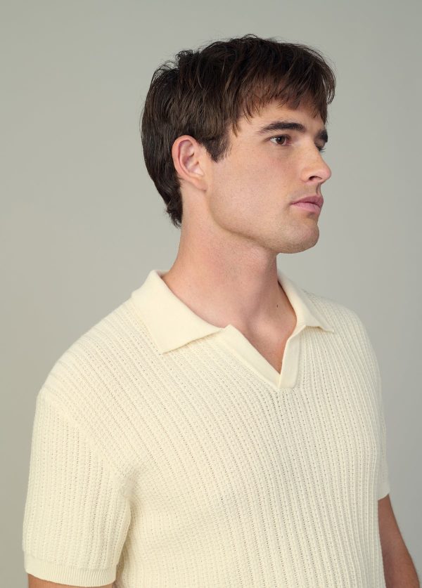 TEXTURED SWEATER POLO - Image 6