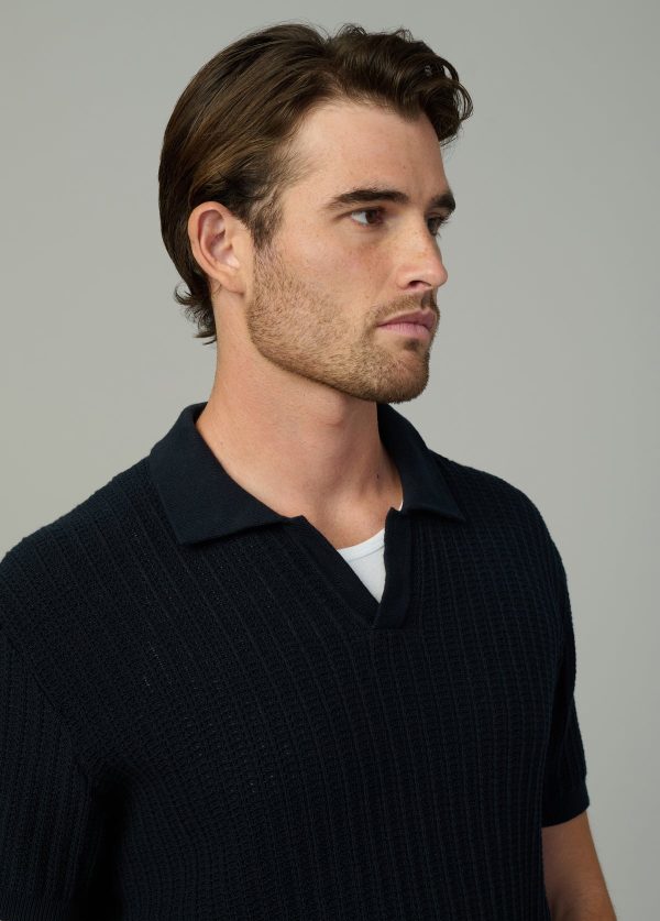 TEXTURED SWEATER POLO - Image 5