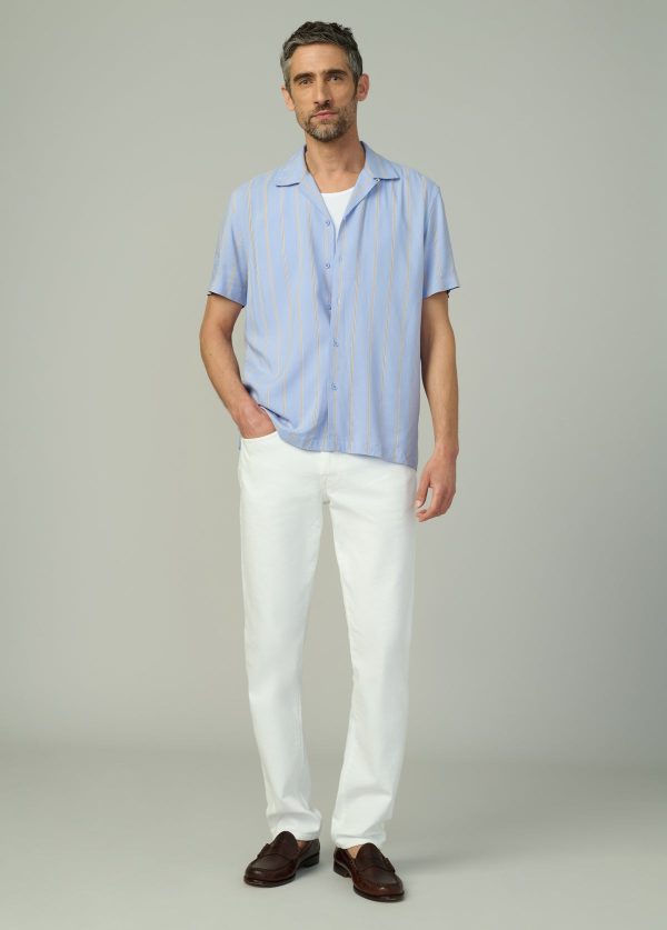 VISCOSE STRIPE CAMP SHIRT - Image 3