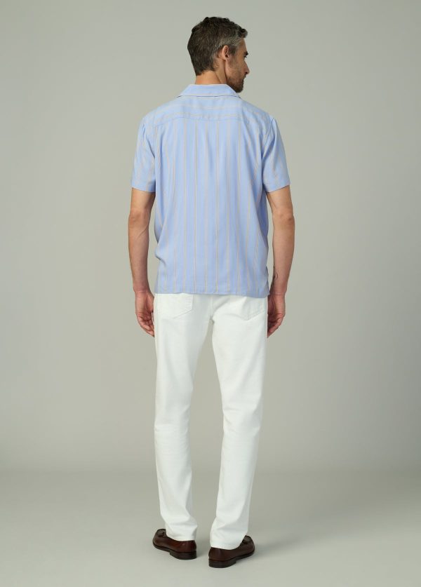VISCOSE STRIPE CAMP SHIRT - Image 7