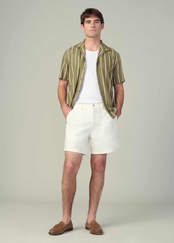 VISCOSE STRIPE CAMP SHIRT - Image 2