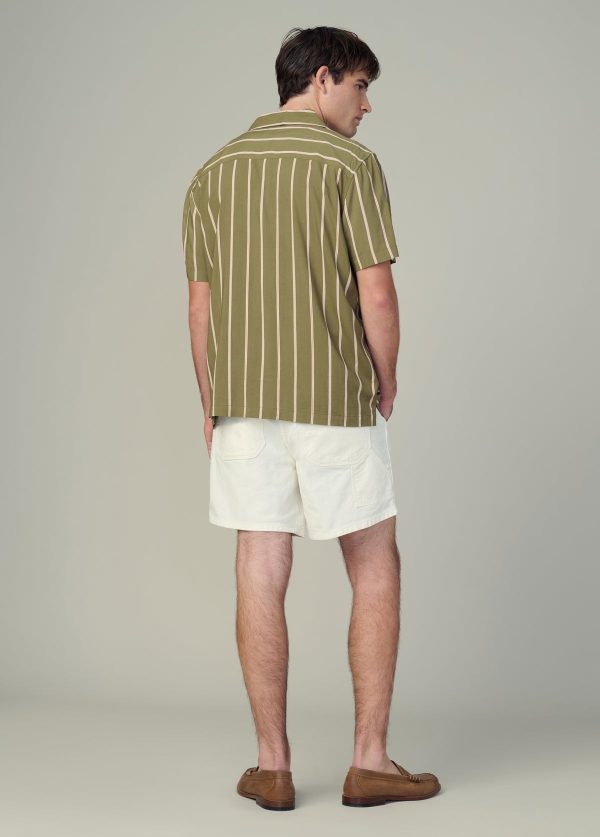 VISCOSE STRIPE CAMP SHIRT - Image 6