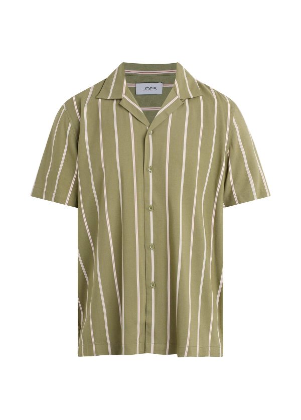 VISCOSE STRIPE CAMP SHIRT - Image 7