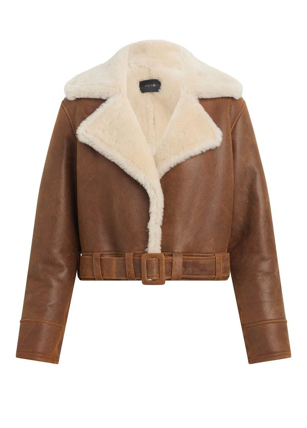 THE REY CROPPED SHEARLING JACKET - Image 7