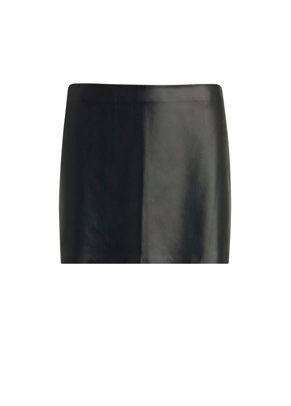 THE VEGAN LEATHER MINI SKIRT - Image 7