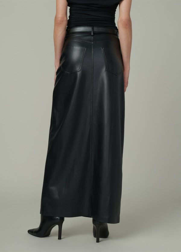 THE MARTINE MAXI SKIRT VEGAN LEATHER - Image 4