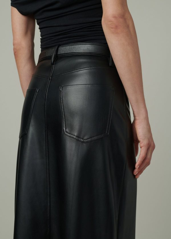 THE MARTINE MAXI SKIRT VEGAN LEATHER - Image 6