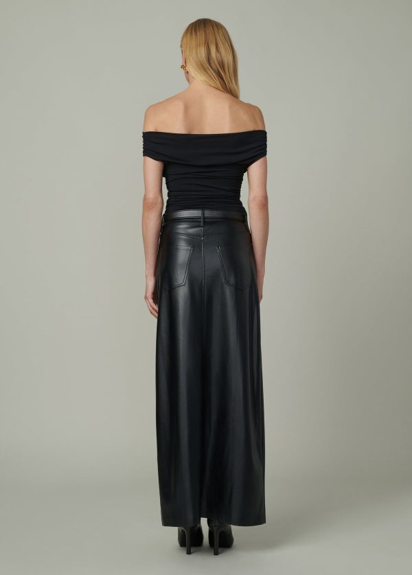 THE MARTINE MAXI SKIRT VEGAN LEATHER - Image 7
