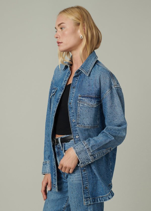 THE KATRINA CRYSTAL SHIRT JACKET - Image 2