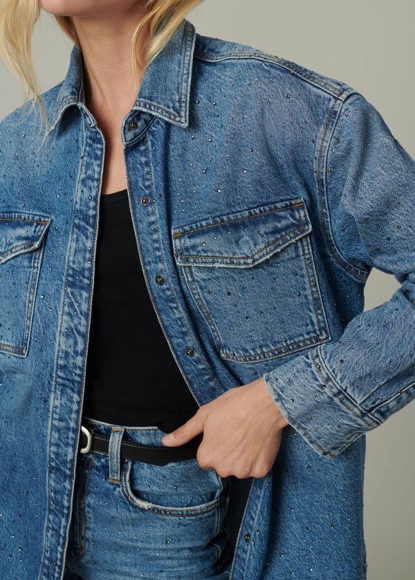 THE KATRINA CRYSTAL SHIRT JACKET - Image 4